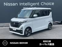 日産 ルークス 660cc 660 ハイウェイスターGターボ 全周囲カメラ　日産純正9インチナビ