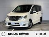 日産 セレナ 2000cc 2.0 ハイウェイスター Vセレクション+SafetyII S-HYBRID 純正ナビ　アラビュー　後席モニター