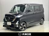 日産 ルークス 660cc 660 ハイウェイスターGターボ アーバンクロム 防水シート・ディーラーOPナビ・両側電動ス