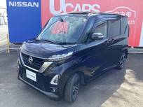 日産 ルークス 660cc 660 ハイウェイスターGターボ 4WD 9インチ純正ナビ　片側電動スライドドア