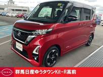 日産 ルークス 660cc 660 ハイウェイスターX ワンオーナー赤黒2トーン色