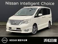 日産 セレナ 2000cc 2.0 ハイウェイスター Vセレクション+SafetyII S-HYBRID 後席モニター　純正ナビ