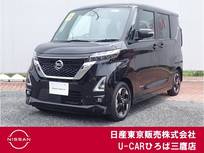 日産 ルークス 660cc 660 ハイウェイスターX アラウンドビュー　エマブレ　両側ASD