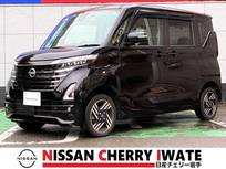 日産 ルークス 660cc 660 ハイウェイスターX 4WD 社外ナビ　アラウンドビューモニター