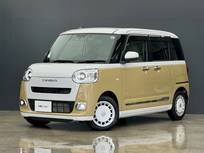 ダイハツ ムーヴキャンバス 660cc 660 ストライプス Gターボ 純正ナビ　パノラミックビューモニター