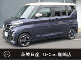 日産 ルークス 660cc 660 ハイウェイスターX 弊社下取りワンオーナー車　純正デカナビ