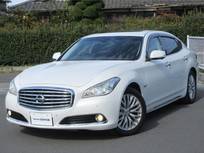 日産 シーマハイブリッド 3500cc 3.5 VIP G セミアリニン本革電動シート