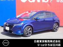 日産 ノートオーラ 1200cc 1.2 G 黒本革　NISSANコネクトナビ　SOSコール