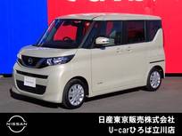 日産 ルークス 660cc 660 X 左側オートスライドドア　純正メモリーナビ