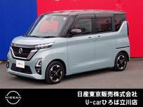 日産 ルークス 660cc 660 ハイウェイスターX 左側オートスライドドア　社外メモリーナビ