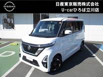 日産 ルークス 660cc 660 ハイウェイスターX 両側オートスライドドア　純正メモリーナビ
