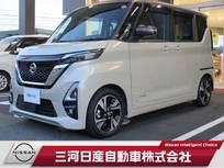 日産 ルークス 660cc 660 ハイウェイスターGターボ プロパイロット エディション ナビMM320DL ルーフラッピングツートン