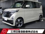 日産 ルークス 660cc 660 ハイウェイスターGターボ メモリーナビMM223DLEアラウンドビュー左オ