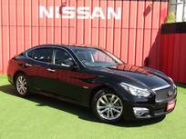 日産 フーガハイブリッド 3500cc 3.5 黒革エアシート メーカーナビ フルセグTV