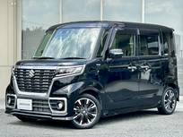 スズキ スペーシア 660cc 660 カスタム ハイブリッド XSターボ 純正8型ナビ　ドラレコ前後　全周囲M