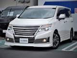 日産 エルグランド 2500cc 2.5 ライダー ブラックライン 黒本革PWシ-ト HDDナビ 後席モニタ-