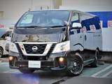 日産 NV350キャラバン 2500cc 2.5 プレミアムGX ロングボディ ディーゼルターボ デイトナホイ-ル ホワイトレタ-タイヤ