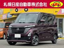日産 ルークス 660cc 660 ハイウェイスターX 4WD 純正大型メモリーナビゲーション フルセグ