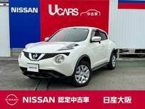 日産 ジューク 1500cc 1.5 15RX シンプルパッケージ メモリーナビ　バックカメラ　マニュアルエ