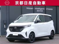 日産 サクラ X 被害軽減ブレーキ市販ナビETC　LEDヘッドラ