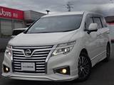 日産 エルグランド 2500cc 2.5 250ハイウェイスターS AVM 後席モニタークルコン オットマン　ワ