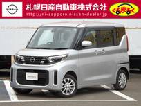 日産 ルークス 660cc 660 X 4WD エマブレ　左側オートスライドドア