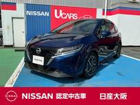 日産 ノート 1200cc 1.2 X 全方位カメラ　純正前後ドライブレコーダー