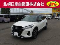 日産 キックス 1200cc 1.2 X FOUR ツートーン インテリアエディション(e-POWER) 4WD 社用車UP　社外大型ナビ&全周囲モニター