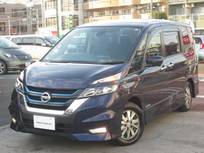日産 セレナ 1200cc 1.2 e-POWER ハイウェイスター V セカンドスライドアップシート 左側オートステップ