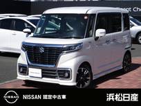 スズキ スペーシア 660cc 660 カスタム ハイブリッド XSターボ 両側オートスライド　パナソニック製ナビTV