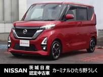 日産 ルークス 660cc 660 ハイウェイスターX 社外7インチナビ/前後ドライブレコーダー/