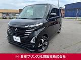 日産 ルークス 660cc 660 ハイウェイスターGターボ 4WD 社有車アップ　社外ナビ　アラモニ付き