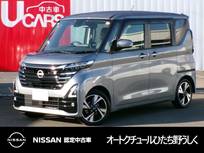 日産 ルークス 660cc 660 ハイウェイスターGターボ 純正メモリーナビ アラウンドビューモニタ