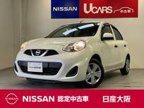 日産 マーチ 1200cc 1.2 S パナソニック製メモリーナビ　禁煙車　リモ