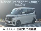 日産 ルークス 660cc 660 ハイウェイスターX 純正大画面ナビ　ドラレコ　ETC