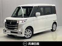 スズキ スペーシア 660cc 660 カスタム Z ユーティリティパッケージ デュアルカメラブレーキサポート装着車 ワンオーナー・純正SDナビ・全周囲カメラ・