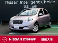 日産 マーチ 1200cc 1.2 ボレロ メモリーナビ・バックモニタ-・純正アルミ