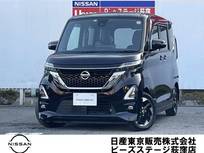 日産 ルークス 660cc 660 ハイウェイスターX アラウンドビューモニター左オートスライド
