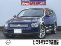 日産 ステージア 2500cc 2.5 AR-X FOUR 4WD 純正DVDナビVQ25DETターボ本革シート