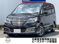 日産 セレナ 2000cc 2.0 ライダー ブラックライン S-HYBRID 純正大型画面ナビ後席モニター