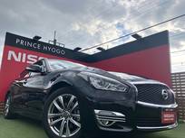 日産 フーガハイブリッド 3500cc 3.5 純正フルセグナビ　本革　クルコン　AVM