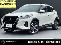 日産 キックス 1200cc 1.2 X FOUR ツートーン インテリアエディション(e-POWER) 4WD 雹害車　プロパイロット　純正ナビ