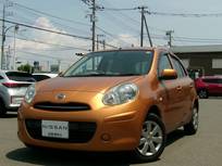 日産 マーチ 1200cc 1.2 12X ワンオーナー純正メモリーナビバックモニタ