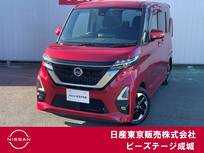 日産 ルークス 660cc 660 ハイウェイスターX 純正デカナビ アラウンドビュー 左側オート