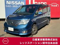 日産 セレナ 2000cc 2.0 ハイウェイスター Vセレクション+SafetyII S-HYBRID 衝突軽減ブレーキ　純正メモリーナビ