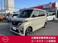 日産 ルークス 660cc 660 ハイウェイスターGターボ ワンオーナー　純正メモリーナビ　AVM