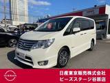 日産 セレナ 2000cc 2.0 ハイウェイスター Vセレクション+Safety S-HYBRID ワンオーナー　純正大型ナビ　後席モニター