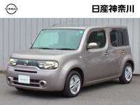 日産 キューブ 1500cc 1.5 15X ナビ+Bカメラ ETC ベージュ内装 1年保証