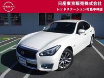 日産 フーガハイブリッド 3500cc 3.5 純正HDDナビ+アラウンドビュー+エマブレ+踏