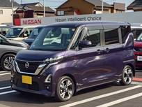 日産 ルークス 660cc 660 ハイウェイスターGターボ ナビ+AVM ETC 両側電動 SOS 1オーナー